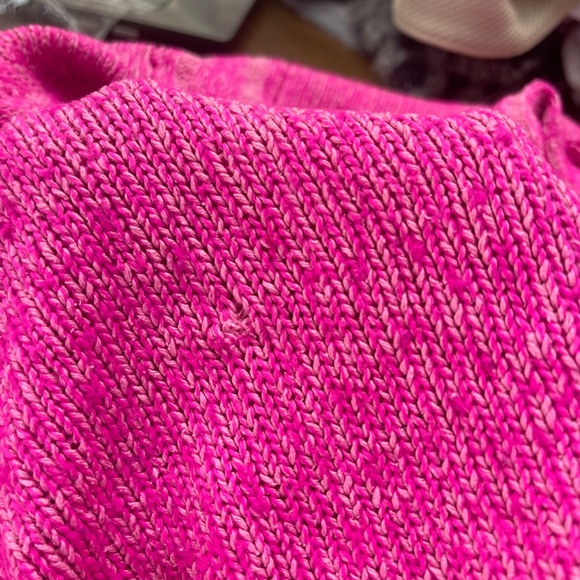 Vintage E.M.T. Hot Pink Cowl neck Silk Angora Lambswool Blend Cable knit Sweater - Picture 9 of 10